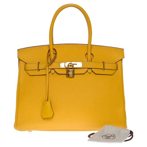 hermes handtasche nachgemacht gelb birkin soleil togo